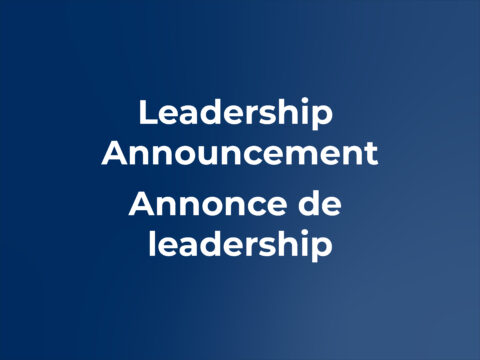 Annonce de leadership