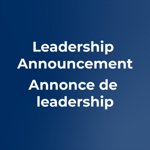 Leadership announcement